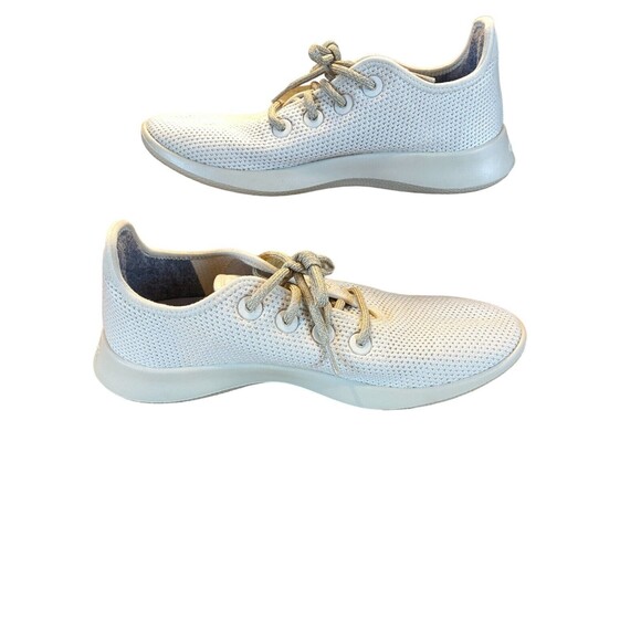 Allbirds Tree Runners Sneakers Womens Size 10 White Mesh Air Dry Lace Up Low Top - Picture 13 of 16